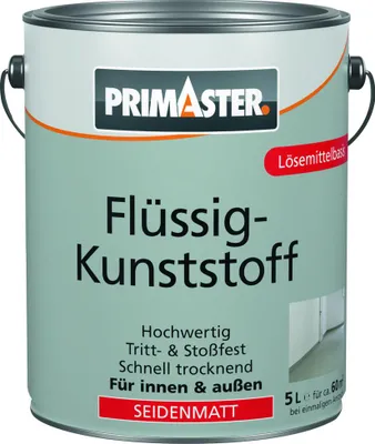 Produktbild von Primaster Flüssigkunststoff seidenmatt 5 L kieselgrau