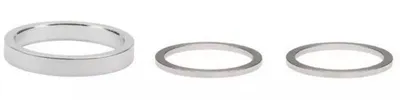 Produktbild von Vorbau Spacer Set POINT 1 1/8" Alu silber 3-teilig
