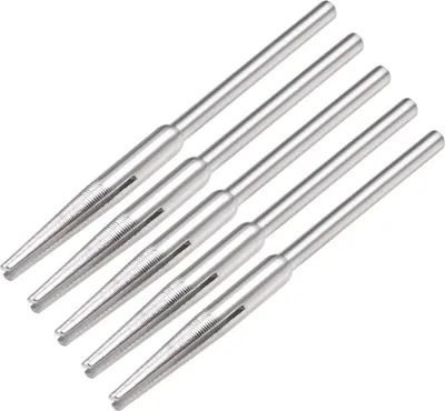 Produktbild von 5 Stück Schaft-Spaltmandrel konischer Schleifpapierhalter für Schleifscheibe 2,35 mm 2,35 mm konisch, 5 Stück