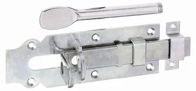 Produktbild von Alberts Stalltür-Schlossriegel dickschichtpassiviert mit Schlaufe 160 mm