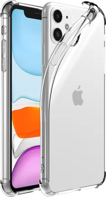 Immagine prodotto di Custodia per iPhone 11 trasparente - Custodia in silicone TPU antiurto con paracolpi - Smartphonica