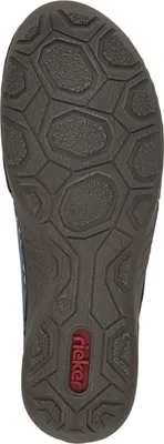 Produktbild von Rieker Damen Schnürschuh Halbschuh Schlupf Zierreißverschluss 52573, Größe:38 EU, Farbe:Blau