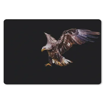 Produktbild von MuchoWow® Schreibtischunterlage Adler - Vogel - Federn 60x40 cm - XXL Mauspad - Großes Mauspad