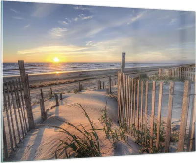 Produktbild von Bilder auf glas - Einteilig - Westen Sonne Düne - 100x70cm - Glasbilder - Wandbilder - Bilder - zum Aufhängen bereit - Wanddekoration aus Glas - Glas Bilder - Wandbild auf Glas - GAA100x70-4219