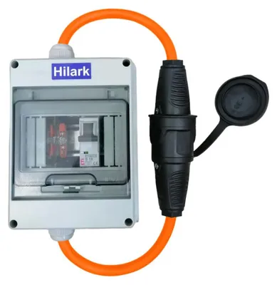 Imagen del producto de Cable de extensión con protección, goma H07BQ-F, 3x2,5mm², color naranja, 20 metros