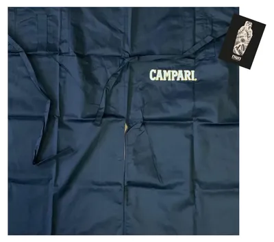 Produktbild von 2x Campari Kellner Schürze Bistroschürze Vorbinder Küchenschürze Kellnerschürze Bistro Gastro schwarz - ca. 90x87cm