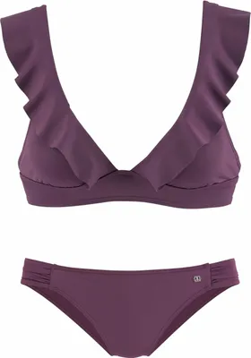 Produktbild von JETTE Triangel-Bikini bordeaux Größe 34 Cup C/D