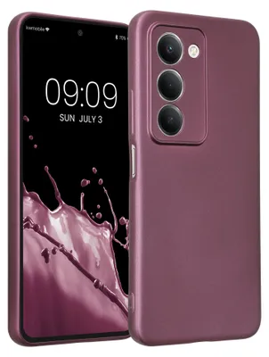 Produktbild von kwmobile Handyhülle für Xiaomi Redmi 15 5G Hülle - weiche Silikon Case metallisch schimmernd - Schutzhülle Cover - Metallic Lavendel