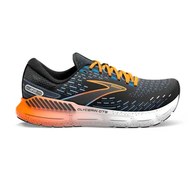 Produktbild von Brooks Glycerin GTS 20 Herren Black/Classic Blue/ Orange 42.5