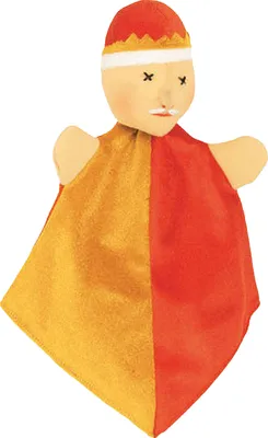 Produktbild von Handpuppe Schmusepuppe König 28 cm 14160 Kersa