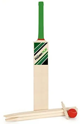 Immagine prodotto di Set da cricket Powerplay Deluxe misura 3 in legno - Set di giocattoli sportivi
