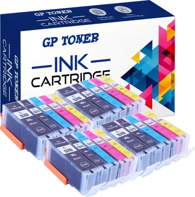 20x Kompatibilna Kazeta pro CANON PIXMA MG5700 MG5750 MG5751 MG5752 TS5050 TS6050
