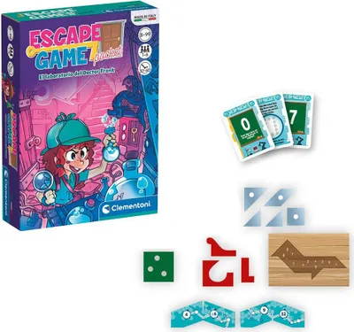 Produktbild von Clementoni Escape Room Laboratory Brettspiel Mehrfarbig Mehrfarbig One Size