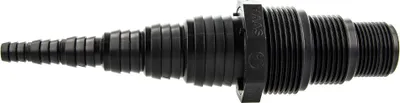 Produktbild von Haas OHA Pumpenanschluss Pumpennippel gerade, mit AG 3/4, 1 und 1 1/4 Zoll - für Schlauch von Ø 8,3 bis 33,5 mm