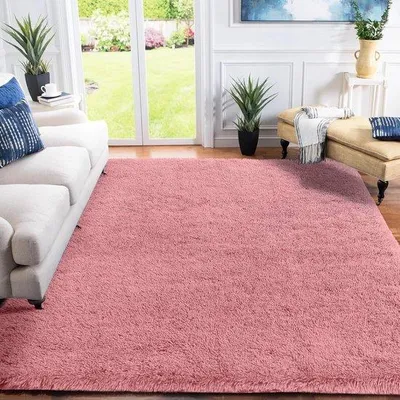 Produktbild von Famanu Hochflor Teppich - Weich und Rutschfest - 160 x 230 cm