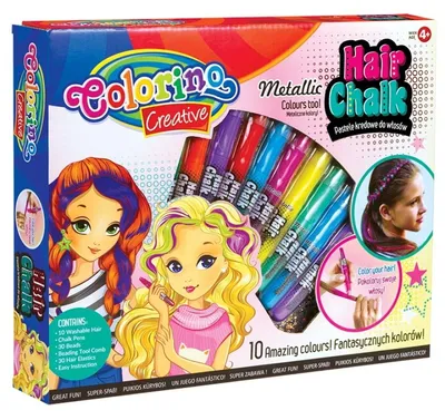 Produktbild von Colorino Kids Kreide-Haarpastelle 10 Stk.