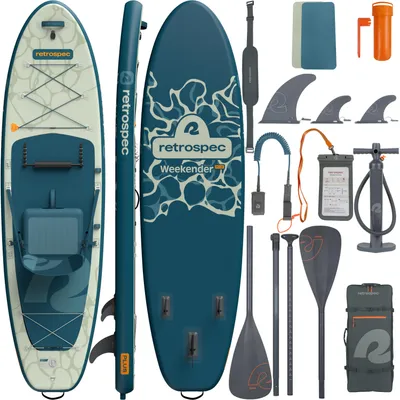 Zdjęcie produktu dla Retrospec Weekender Plus iSUP Kayak Hybrid 320 cm Niebiesko-zielony
