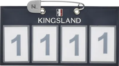 Produktbild von Kingsland Classic Startnummer 4-stellig 2-pack, Farbe Kingsland:navy