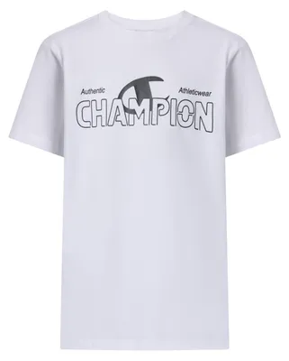 Produktbild von Champion Boy Graphic Crewneck T-Shirt mit Grafiklogo WW001