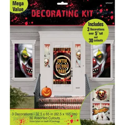 Obrázek produktu pro Sada klaun - krvavé dekorace - Halloween - 33 ks