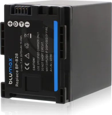 Produktbild von Blumax Akku passend für Canon BP-828 BP827 HF-G30 XA20 XA25  2670 mAh (7,4V)