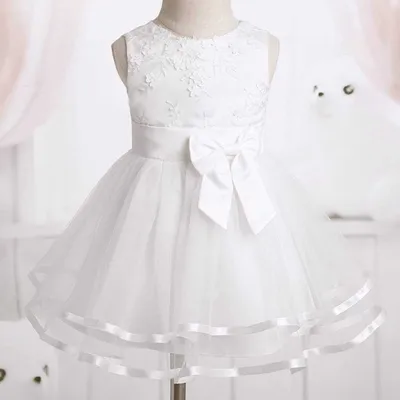 Produktbild von Mädchen Kleid Prinzessin 74-80 Cm Blumen-Mädchen Kleid Abendkleid Hochzeit Festkleid Partykleid