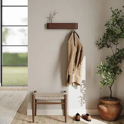 Produktbild von Famanu Wandgarderobe mit Ablage - 52,9 x 7,1 x 10 cm