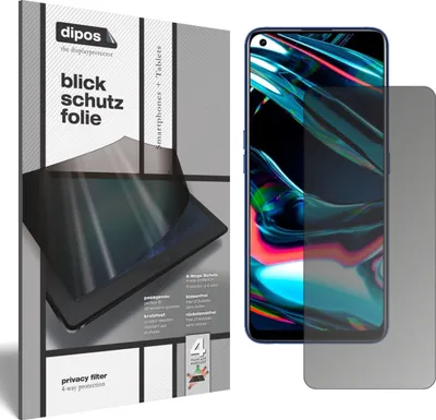 Produktbild von Blickschutzfolie für Oppo Realme 7 Pro matt Schutzfolie Folie Display Schutz dipos