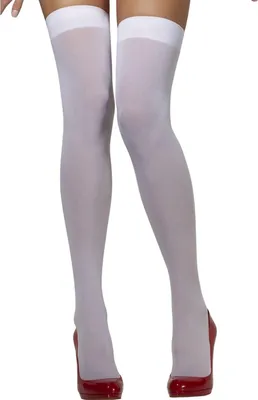 Immagine prodotto di Smiffys - Calze autoreggenti da donna SM367 (taglia unica) (Bianco)