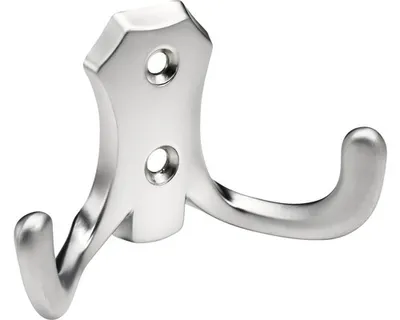 Produktbild von Hettich Mantelhaken 4,7 x 7,7 x 3 cm Aluminium-Optik - 1 Stück