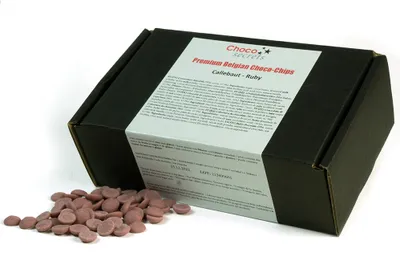 Produktbild von Premium Belgische Kuvertüre für Schokoladenbrunnen | Ruby, 600g | Schokolade für Schokobrunnen | Schokofondue Schokolade | Ganache, Backschokolade | CHOCO SECRETS