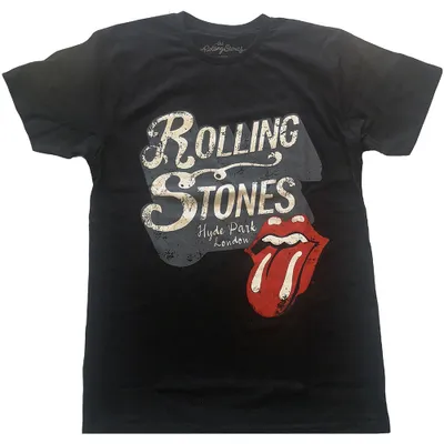 Produktbild von The Rolling Stones Hyde Park T-Shirt mit kurzen Ärmeln Black M