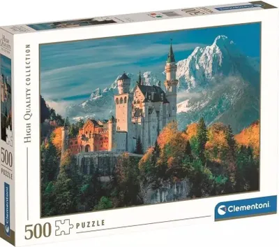 Zdjęcie produktu dla Cle Puzzle 500 Hq Neuschwanstein Castle 35146