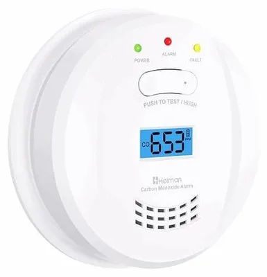 Zdjęcie produktu dla Czujnik tlenku węgla co LCD heiman z alarmem 85DB bateria 10 lat