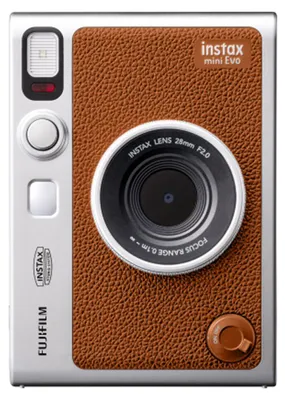Produktbild von Fujifilm Instax Mini Evo 1/5" 2560 x 1920 Pixel CMOS Braun, Silber