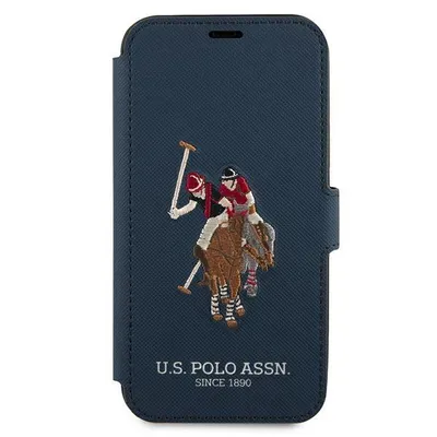 Imagen del producto de Funda para iPhone 12 Pro Max de la colección "Embroidery" de U.S. Polo Assn., color granate