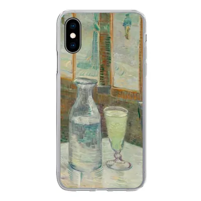 Produktbild von MuchoWow® Handyhülle Schutzhülle Hülle für iPhone X Couchtisch mit Absinth - Vincent van Gogh Silikon Softcase Handy Hülle - Handyhülle