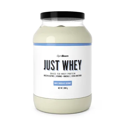 Immagine prodotto di GymBeam Proteine in Polvere Just Whey 2000 g, Cioccolato Bianco al Cocco