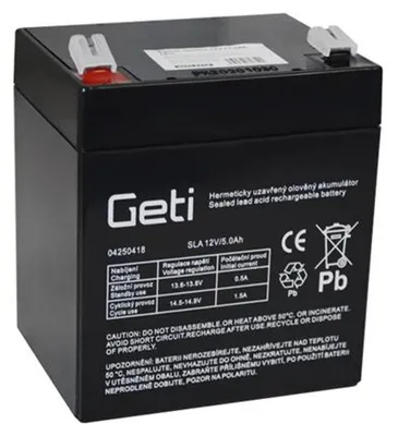Productafbeelding van 12V loodaccu, 5.0Ah, GETI