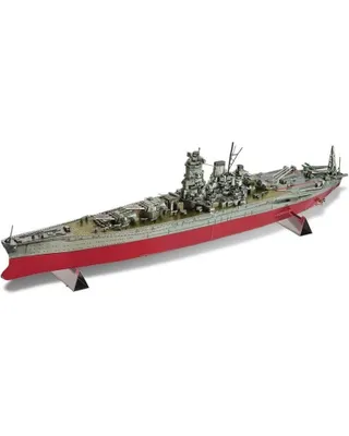 Zdjęcie produktu dla Puzzle 3D Piececool, okręt wojenny Musashi, metal, 230 elementów,