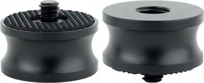 Produktbild von Adapterhülse Reduzierung 1/4"" auf 3/8"" Stativ Aluminium mit Gummi 20 mm