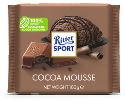 Obrázek produktu pro Ritter SPORT 5211779002 Ritter SPORT Kakao-Mousse Schokolade 100,0 g