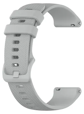 Obrázek produktu pro Techsuit – řemínek Watchband 20 mm (W006) pro Samsung Galaxy Watch 4 / 5 / Active 2, Huawei Watch GT 3 (42 mm) / GT 3 Pro (43 mm) – šedý