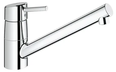 Küchenarmatur, Einhebelmischer, schwenkbarer Auslauf, Chrom