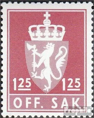 Produktbild von Briefmarken Norwegen 1975 Mi D99a postfrisch Staatswappen