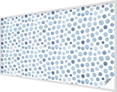 Produktbild von Buntglas Fensterfolie – 116x200 cm – Stained-Glass Design – blickdichte dekorative Sichtschutzfolie – selbstklebend, UV-Schutz – Aquarellpunkte