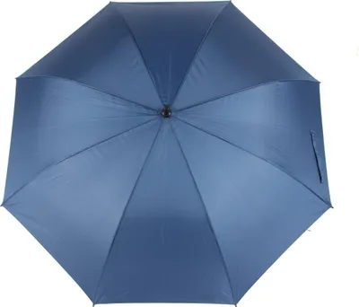 Produktbild von Winddichte Golfschirme 130 cm Fiberglasstockschirm mit Gummi-Handgriff Blau