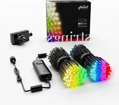 Obrázek produktu pro 400 LED RGB bílých světelných řetězů pro vnitřní i venkovní použití, chytré vícebarevné