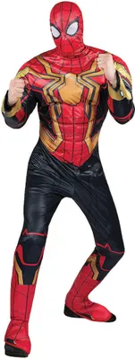 Produktbild von Iron Spider-Man Kostüm mit Muskeln Größe: M/L