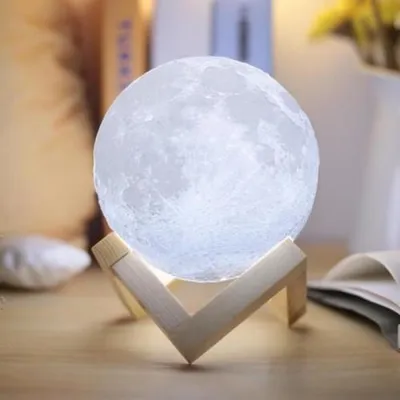 Image de Lampe à poser MoovyMoon Lune 15 cm